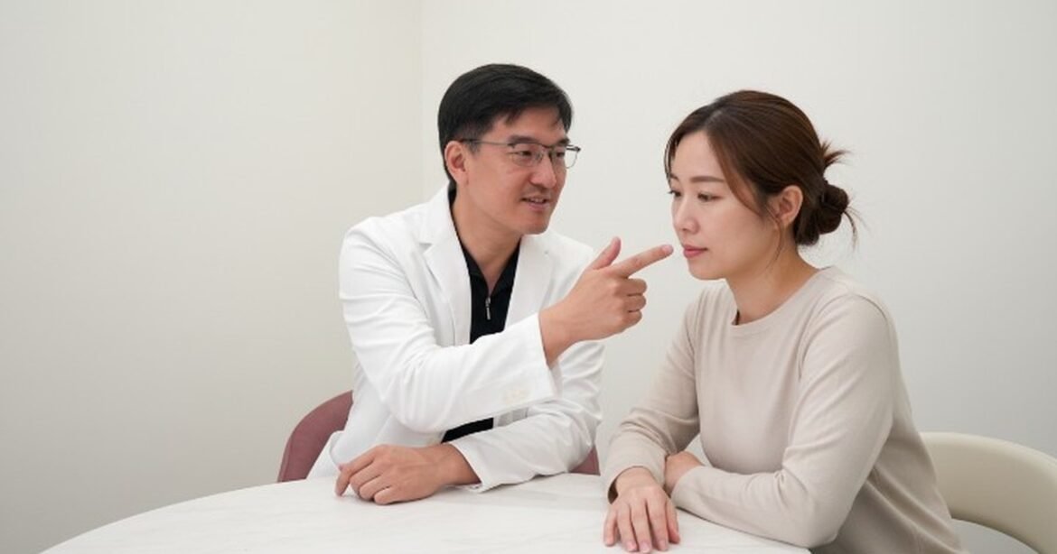 醫生進行腹部超音波檢查，檢測脂肪肝狀況（清晰光線下的檢查過程）