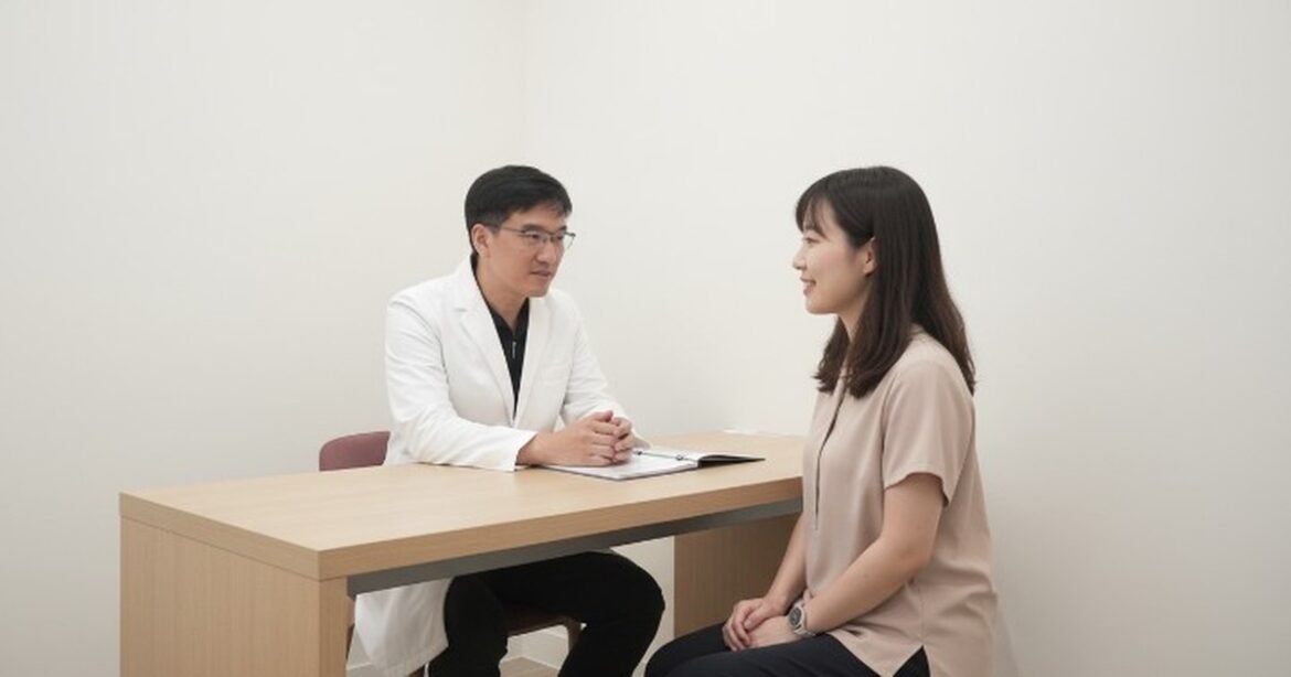 卸妝後正確護膚步驟示範，清爽的臉部和護膚品展示。