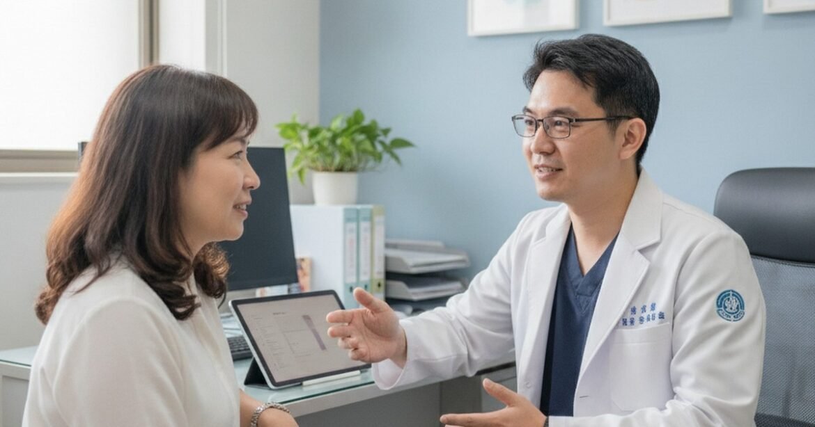 吳芮醫師講解色素型黑眼圈的形成原因與預防策略。